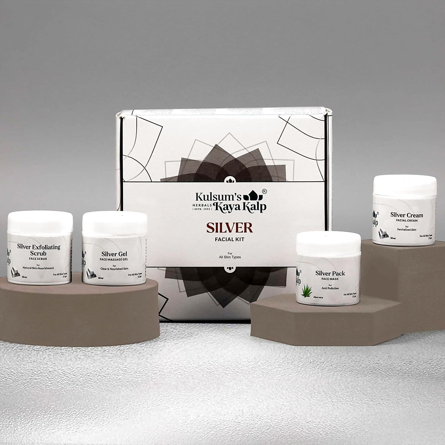Kulsum's Kaya Silver Facial Kit