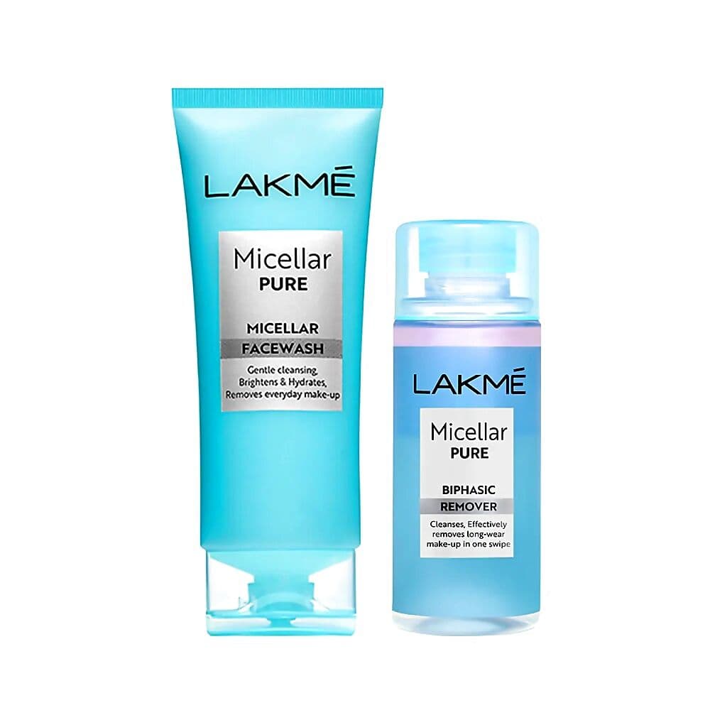 Lakme Micellar Pure Biphasic Cleanse Combo
