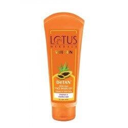 Lotus Herbals  Safe Sun DeTAN Face Wash Gel