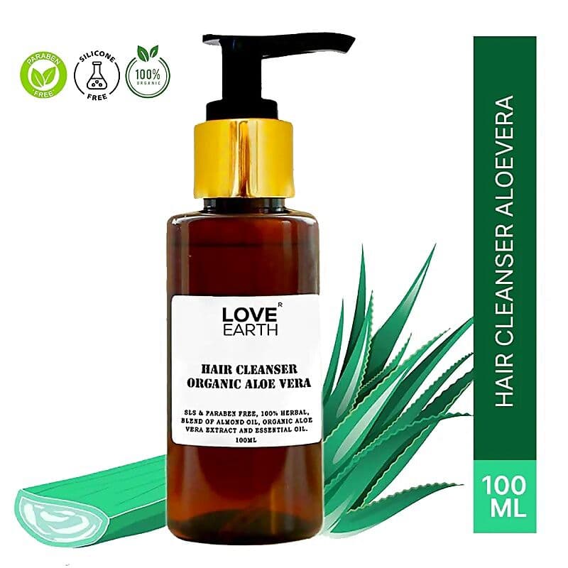 Love Earth Hair Cleanser Organic Aloe Vera