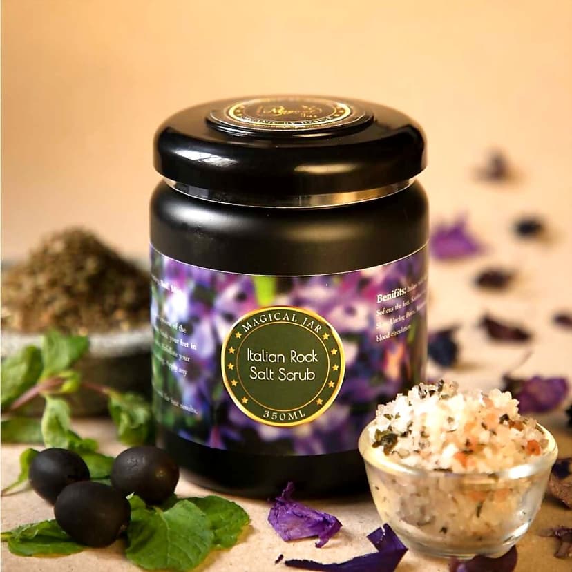 Magical Jar Italian Rock Salt Scrub