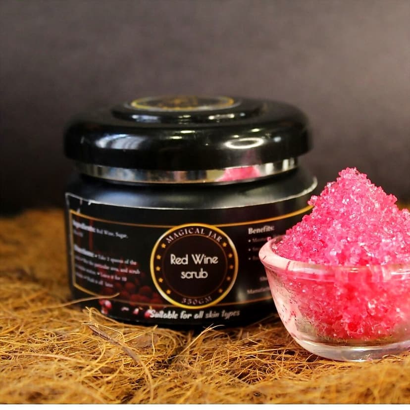 Magical Jar Red Wine Face Scrub
