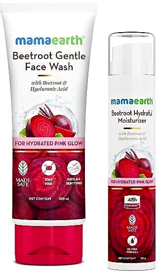 Mamaearth Beetroot Natural Pink Glow Combo