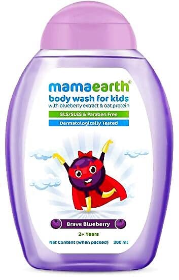 Mamaearth Brave Blueberry Body Wash For Kids