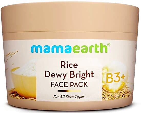 mamaearth Rice Dewy Bright Face Pack