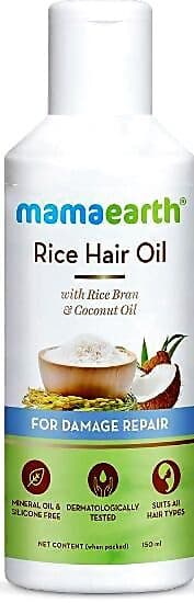 Mamaearth Rice Hair Oil 