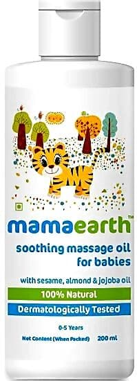 Mamaearth Soothing Massage Oil for Babies