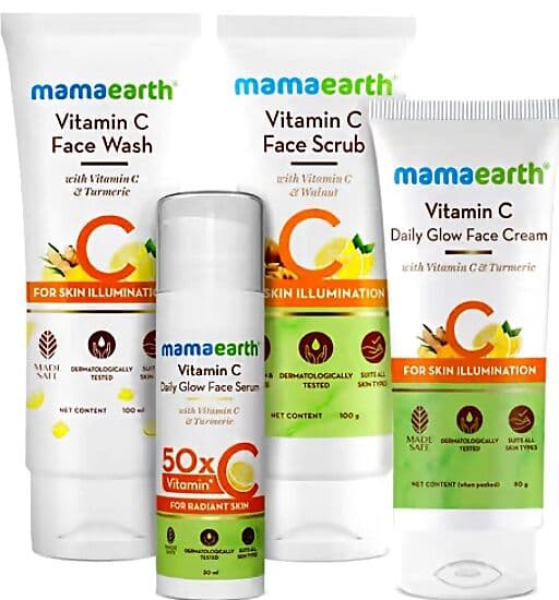 Mamaearth Vitamin C Skin Brightening Kit