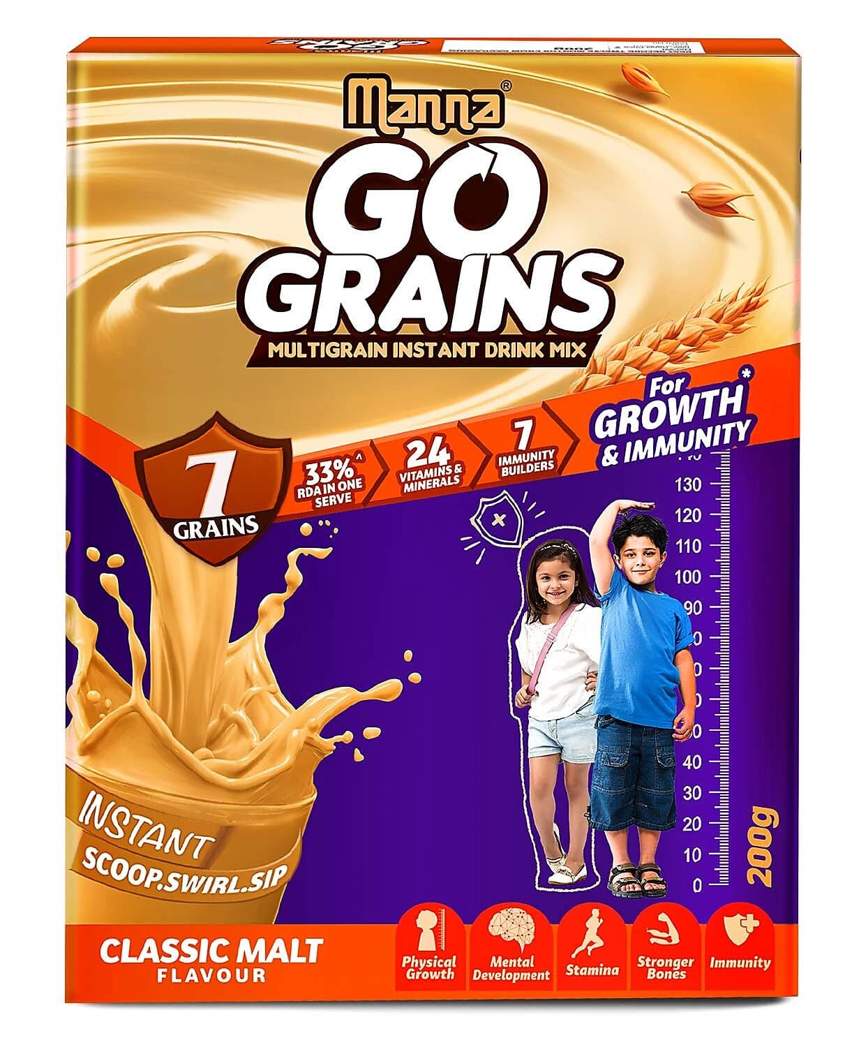 Manna Go Grains Classic Malt Flavour