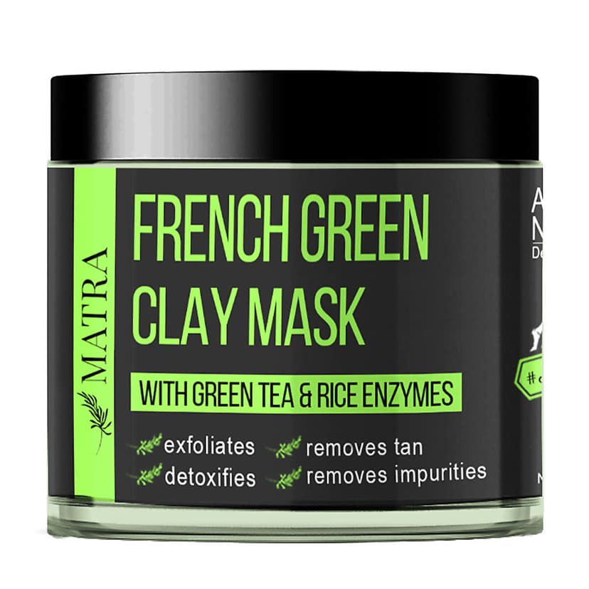Matra French Green Clay Green Tea Face Mask 