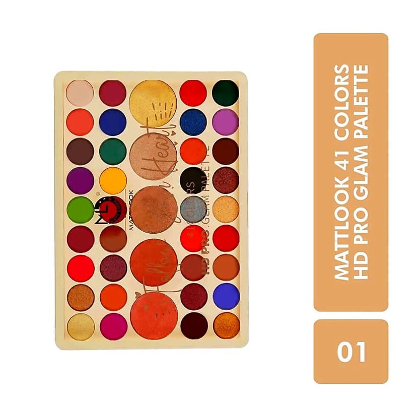 Mattlook 41 Colors HD Pro Glam Palette