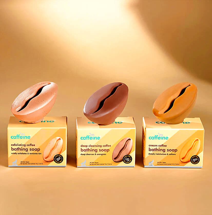 mCaffeine Body Assorted Coffee Bathing Soaps
