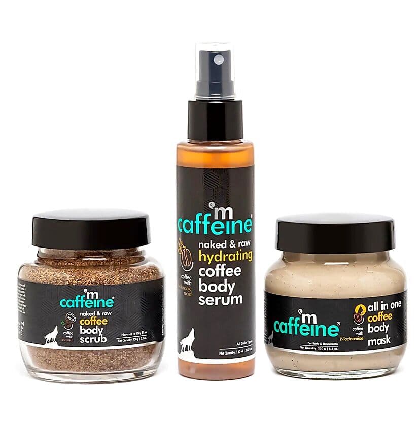 mCaffeine Body De Tan Hydration Routine