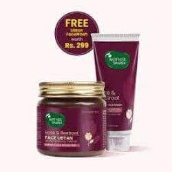 Mother Sparsh Rose & Beetroot Face Ubtan