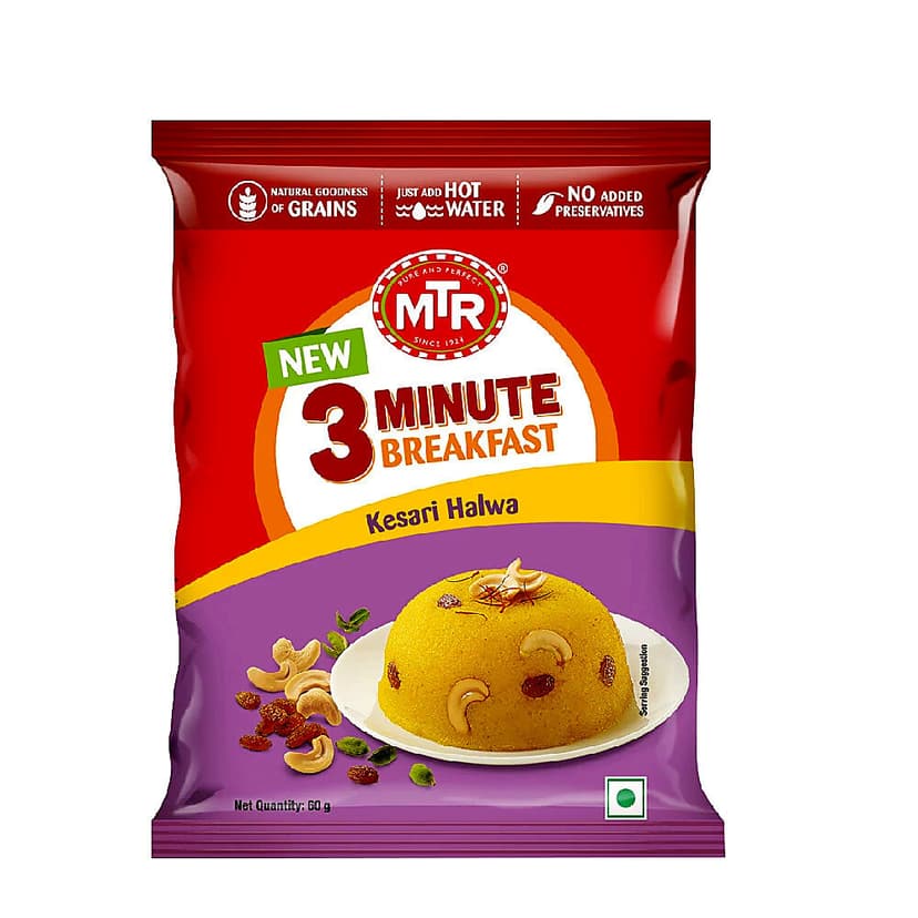MTR 3 Minute Kesari Halwa Pouch