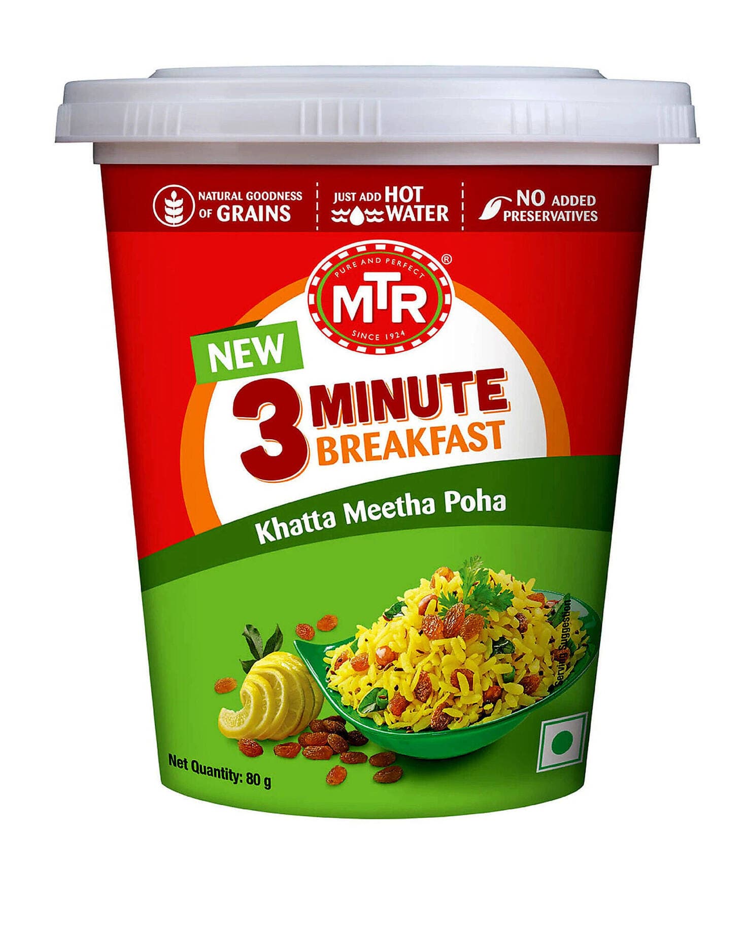 MTR 3 Minute Khatta Meetha Poha Cup