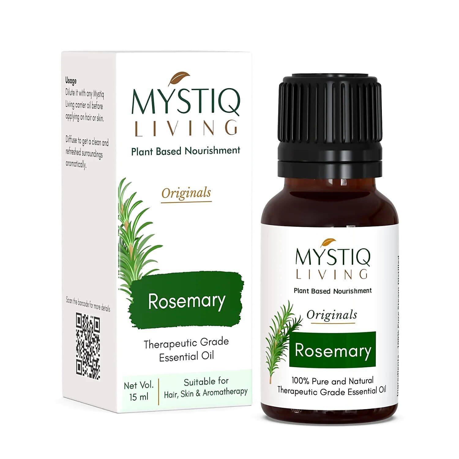 Mystiq living Rosemary Essential Oil 