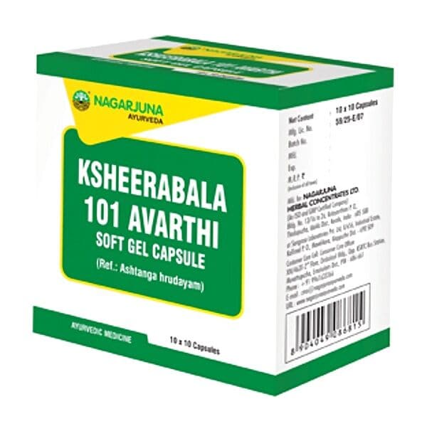Nagarjuna Ksheerabala 101 Aavarthi Capsule