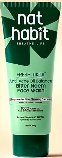 Nat Habit Bitter Neem Tikta Gel Face Wash
