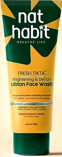 Nat Habit Brightening Ubtan Tikta Face Wash