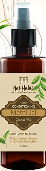Nat Habit Green Tea Conditioning Methi Jal 