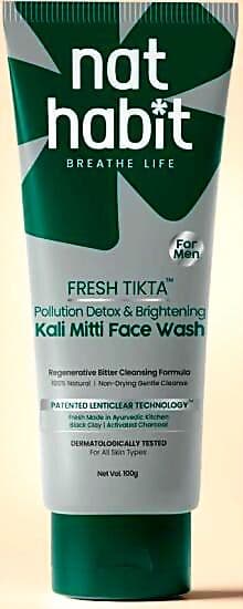 Nat Habit Kali Mitti Tikta Men's Face Wash