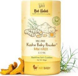 Nat Habit Kusha Baby Powder - Raw Haldi