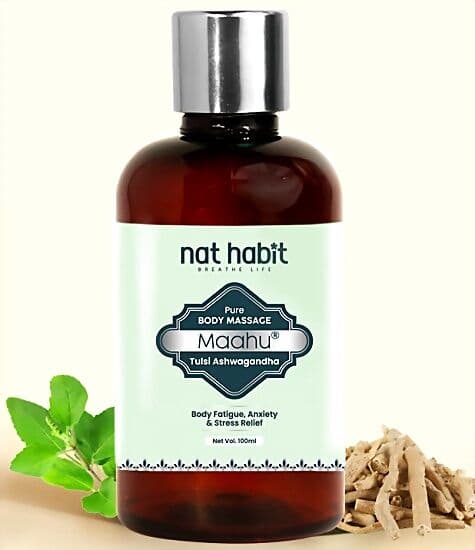 Nat Habit Pure Tulsi Ashwagandha Maahu