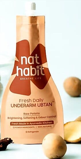 Nat Habit Raw Potato UnderArm Ubtan