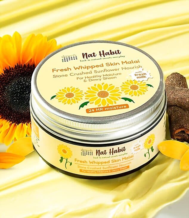 Nat Habit Stone Crushed Sunflower Body Malai
