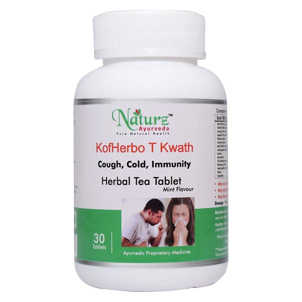 Naturz Ayurveda Kof Herbo T Tea Tablets