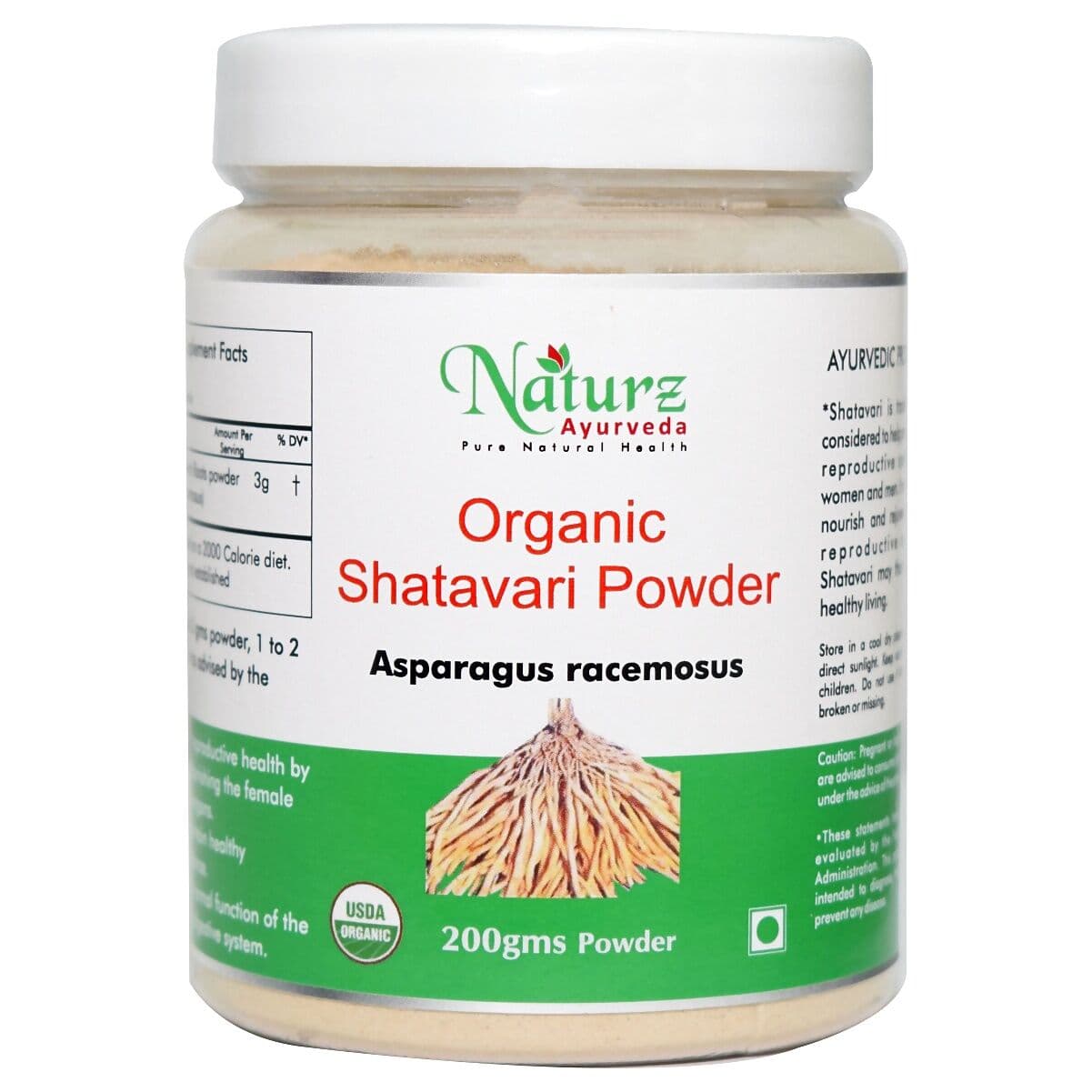 Naturz Ayurveda Organic Shatavari Powder