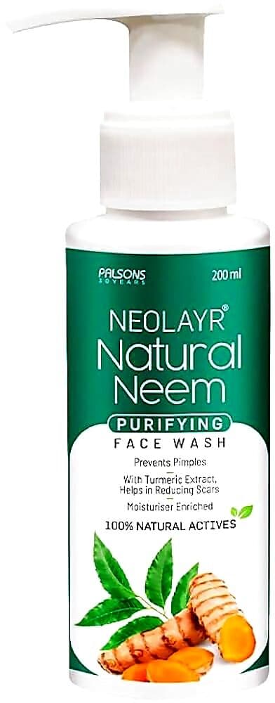 Neolayr Pro Natural Neem Purifying Face Wash