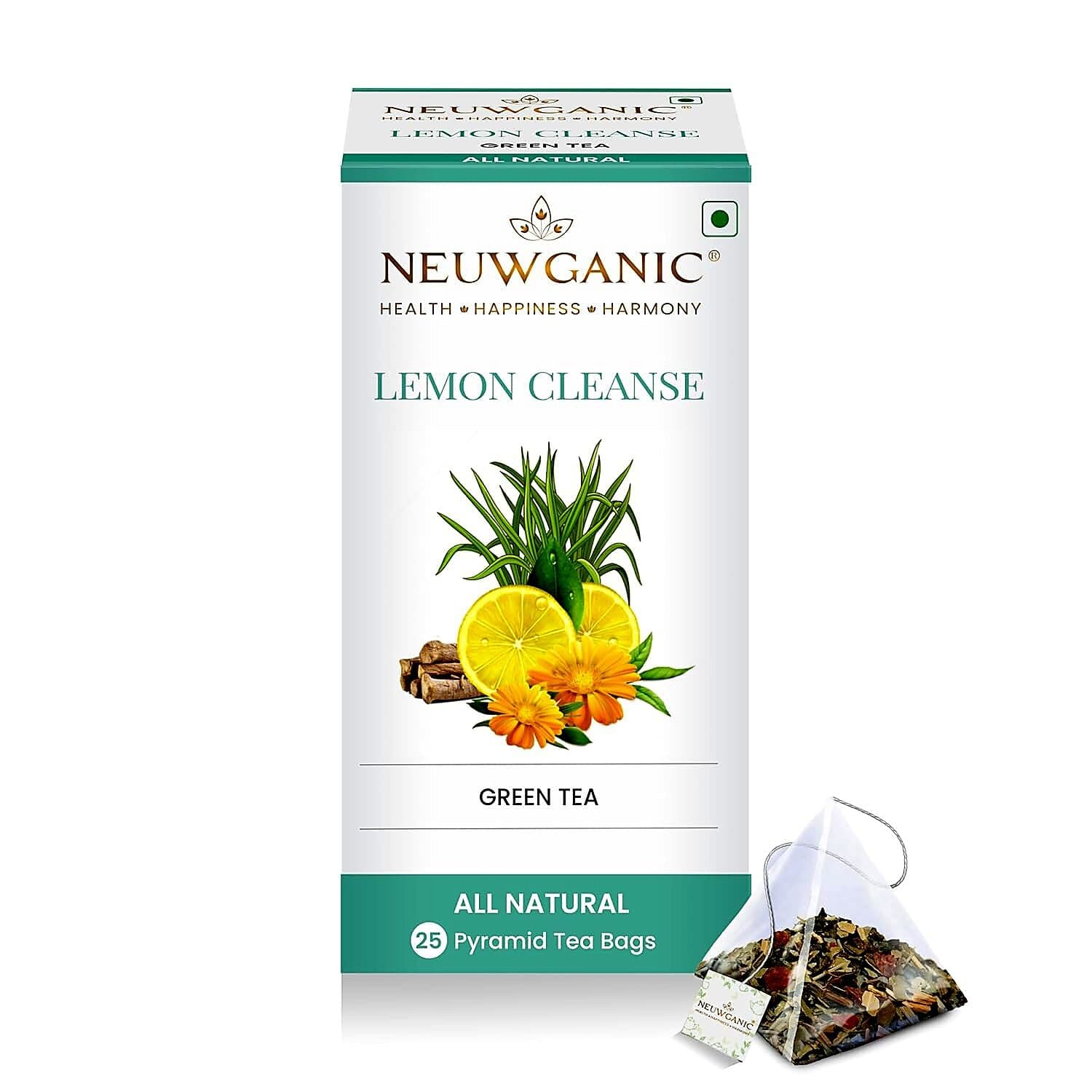 Neuwganic Lemon Cleanse Green Tea