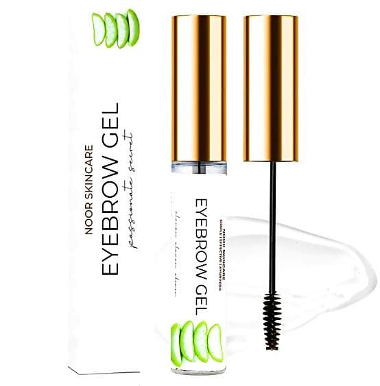Noor Skincare Clear Eyebrow Gel with Brush