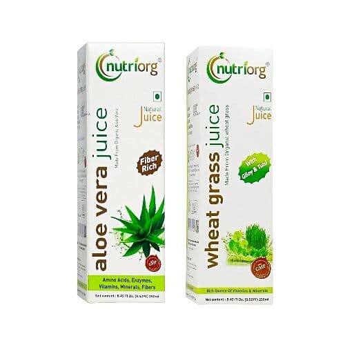 Nutriorg Aloe Vera & Wheatgrass Juice