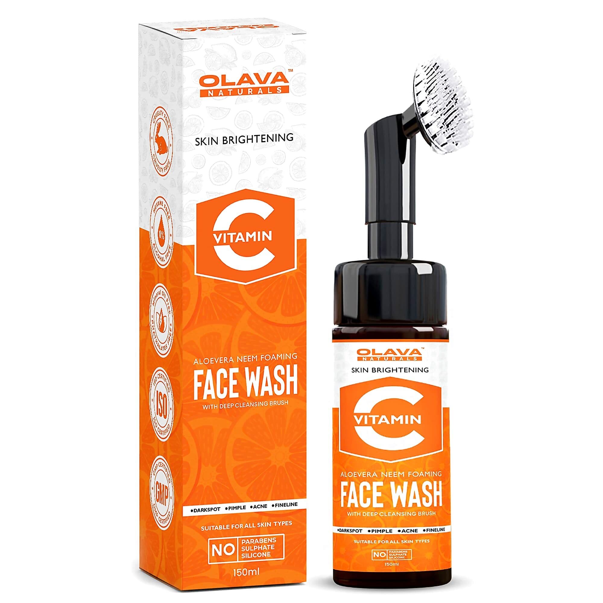 Olava Naturals Vitamin C Face Wash