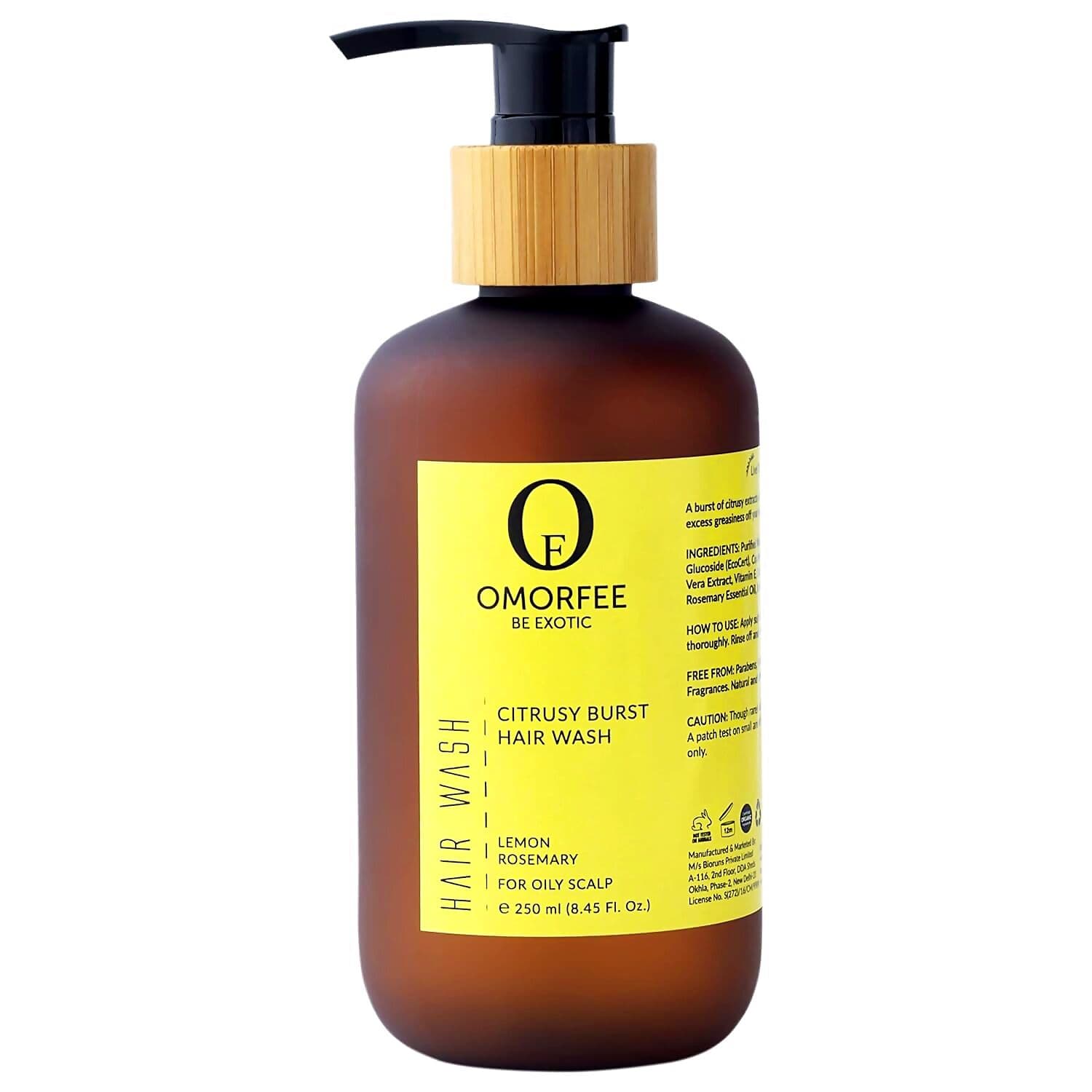 Omorfee Be Exotic Citrusy Burst Hair Wash