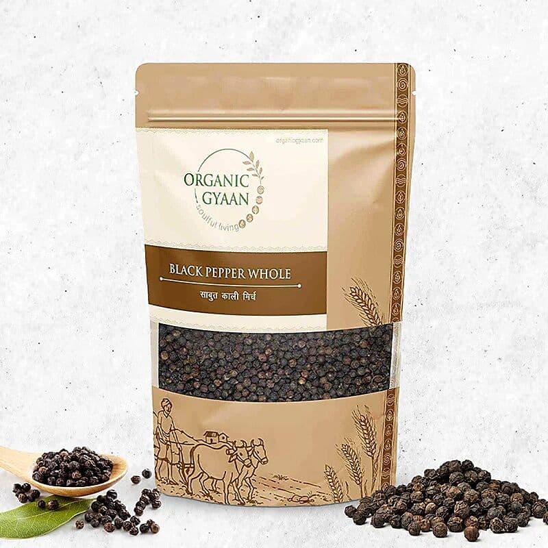 Organic Gyaan Black Pepper Whole