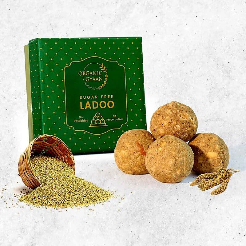 Organic Gyaan  Browntop Millet Ladoo