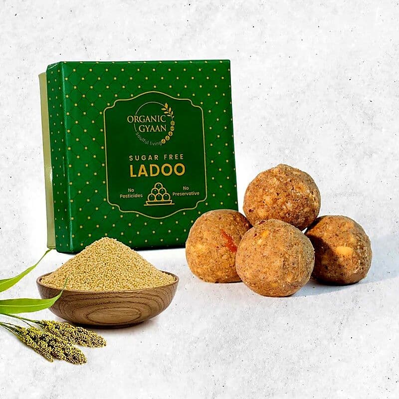 Organic Gyaan  Foxtail Millet Ladoo