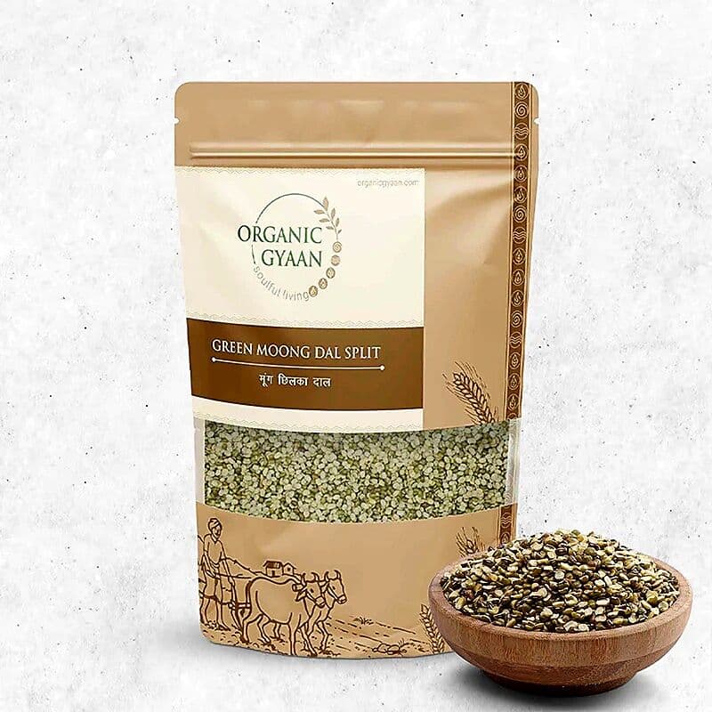 Organic Gyaan Green Moong Dal Split