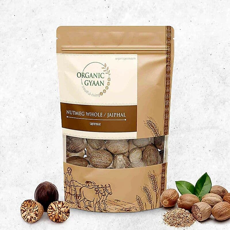 Organic Gyaan  Jaiphal / Nutmeg Whole