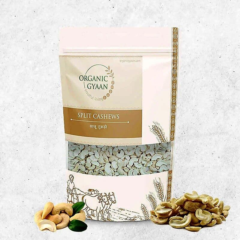 Organic Gyaan Split Cashews