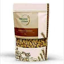 Organic Gyaan  Whole Cashews