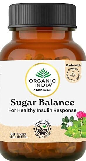 Organic India Sugar Balance Capsules