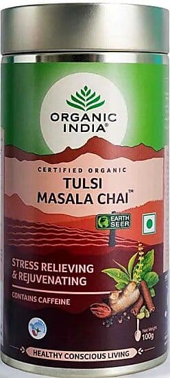 Organic India Tulsi Masala Chai Tin