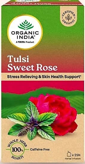 Organic India Tulsi Sweet Rose