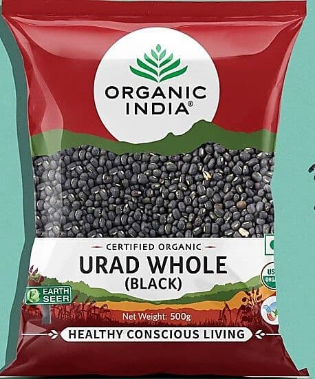 Organic India Urad Whole (Black) 