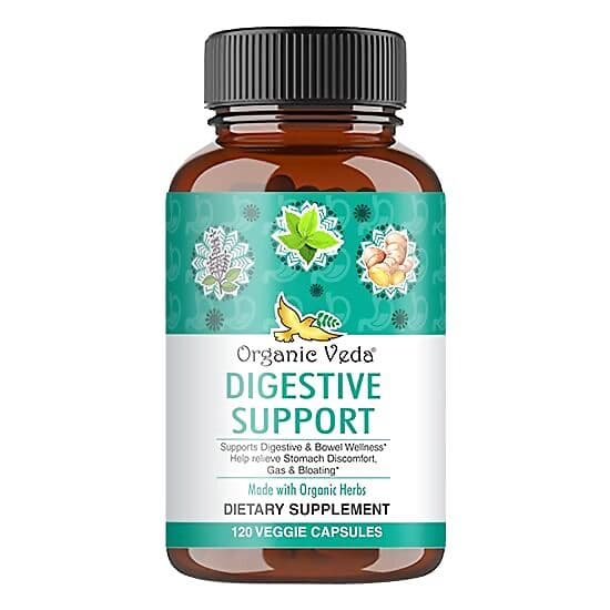 Organic Veda Digestive Support Capsules